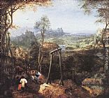 Pieter The Elder Bruegel Famous Paintings - Magpie on the Gallow